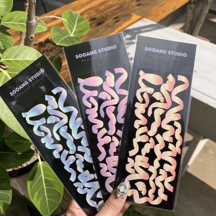 SOOANG Studio Gradient Confetti Sticker – Stickers (Rose / / ) | HobiEgo