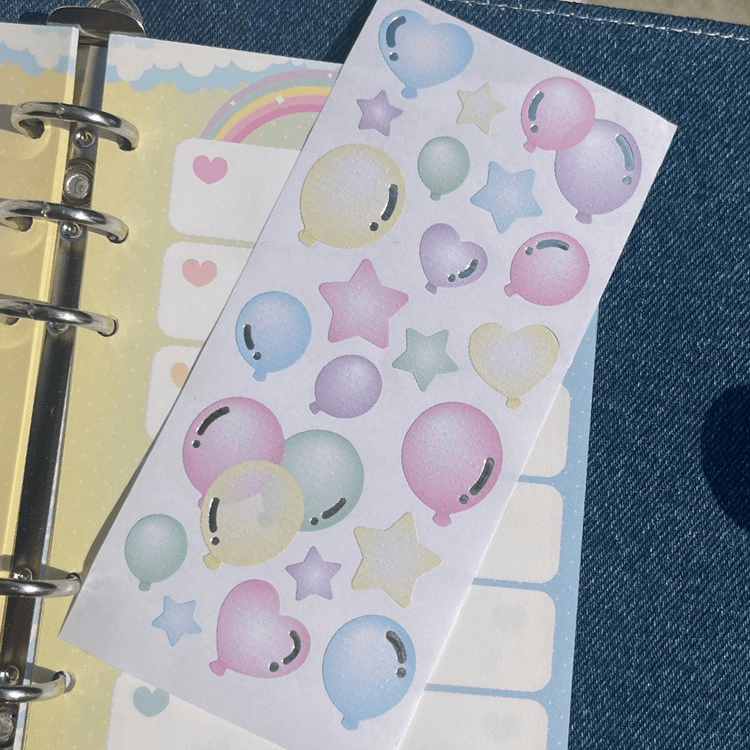 SOOANG Studio Inflatable Washi Sticker – Stickers ( / / ) | HobiEgo