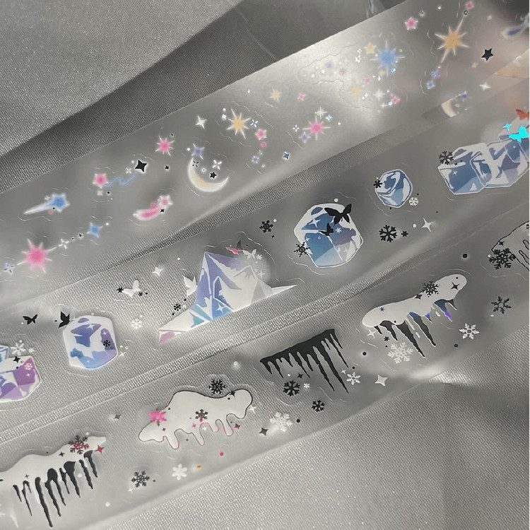 SOOANG Studio Kiss Cut Masking Tape Icicle, Frozen and Milky Way – Merchandise (Icicle / / ) | HobiEgo