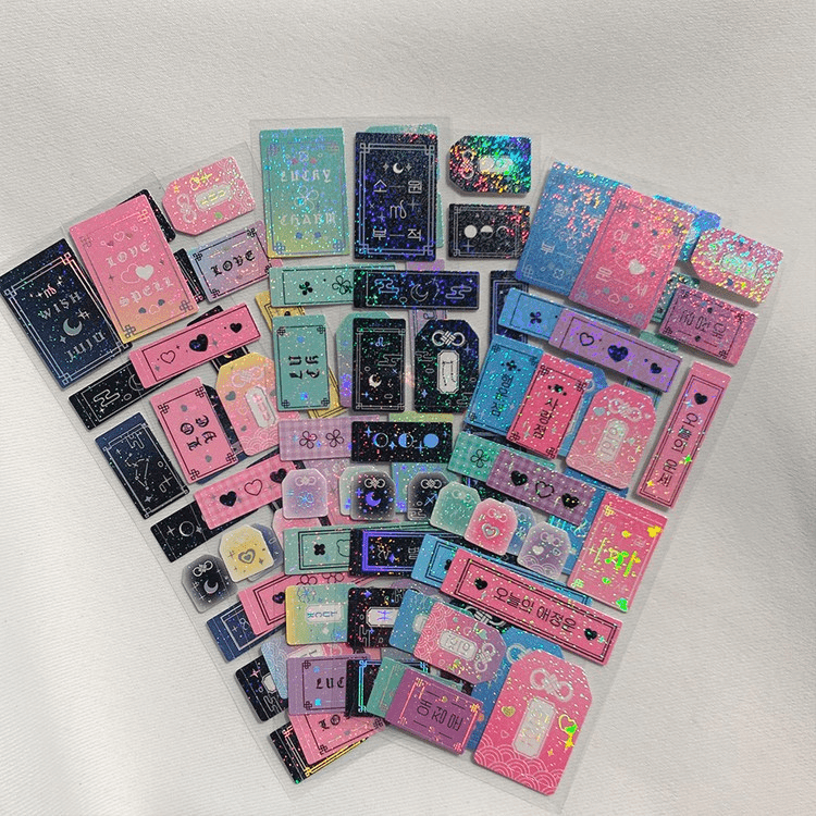 SOOANG Studio Korean Today's Fortune Sticker – Stickers (Pink / / ) | HobiEgo
