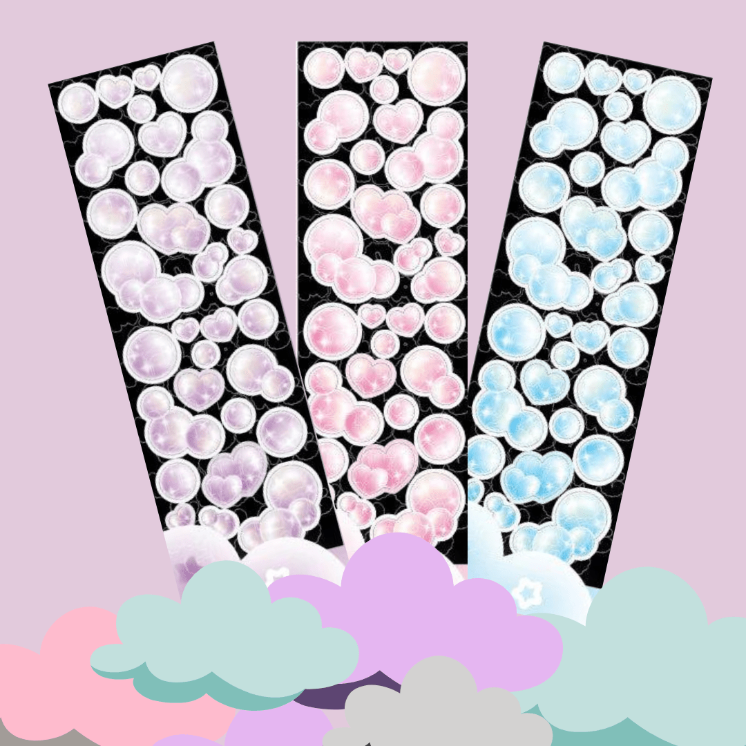 SOOANG Studio Mallang Cloud Bubble Sticker – Stickers (Purple / / ) | HobiEgo