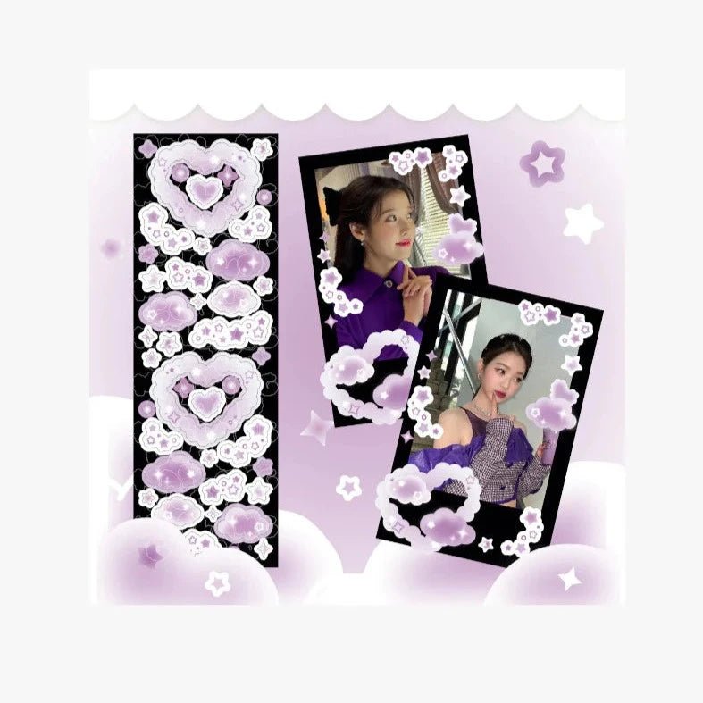 SOOANG Studio Mallang Cloud Heart Cloud Sticker – Stickers (Purple / / ) | HobiEgo