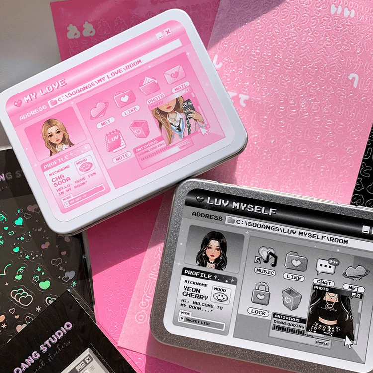SOOANG Studio My Room Mini Tin Case – Merchandise (Pink / / ) | HobiEgo