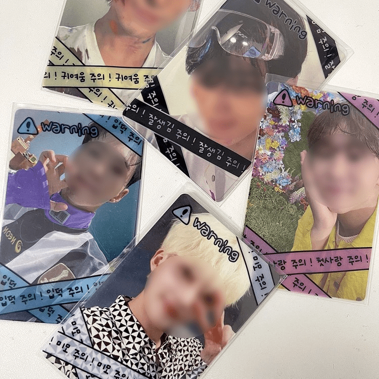 SOOANG Studio Photocard Frame WARNING – Photo Card Holder ( / / ) | HobiEgo
