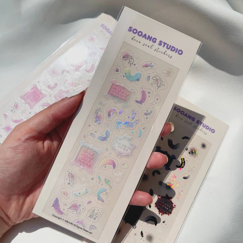 SOOANG Studio Romance Fantasy Sticker – Stickers (Silver Aurora / / ) | HobiEgo