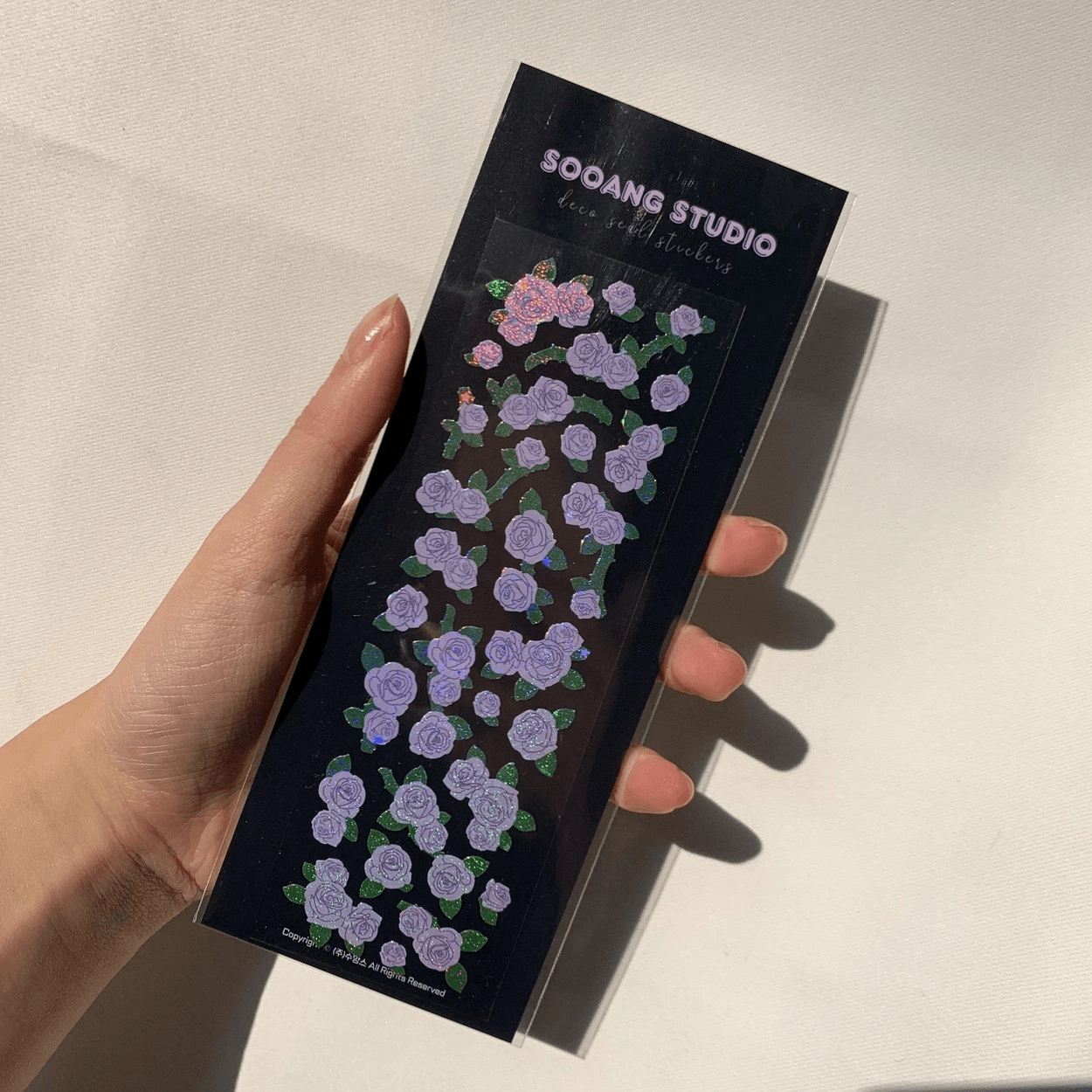 SOOANG Studio Rosebushes Sticker – Stickers (Mauve / / ) | HobiEgo
