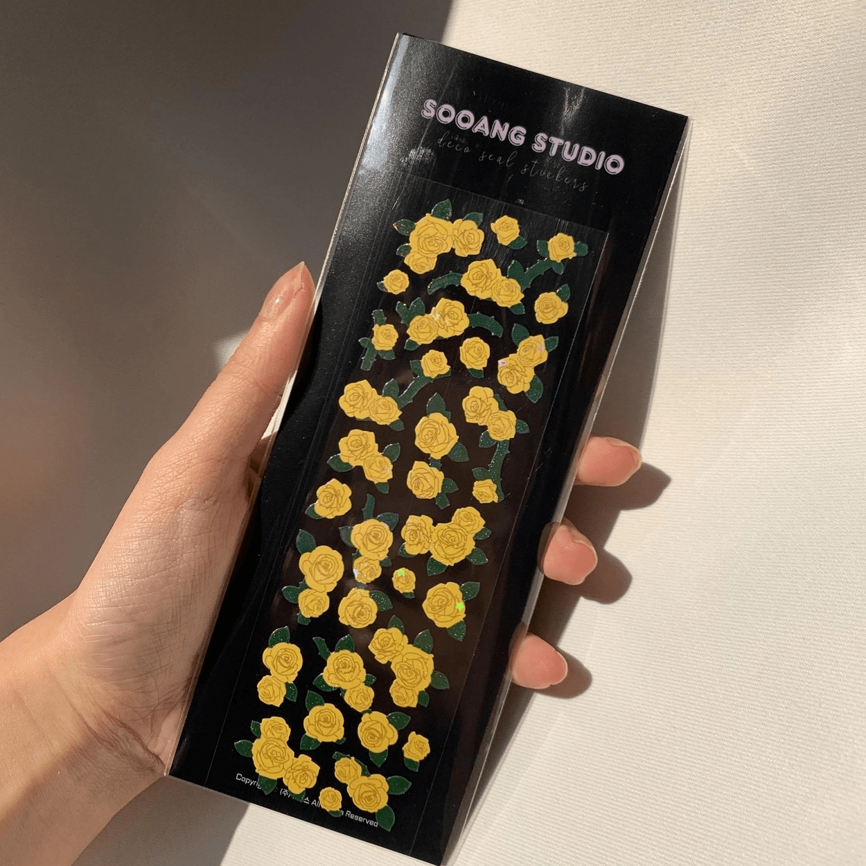 SOOANG Studio Rosebushes Sticker – Stickers (Yellow / / ) | HobiEgo
