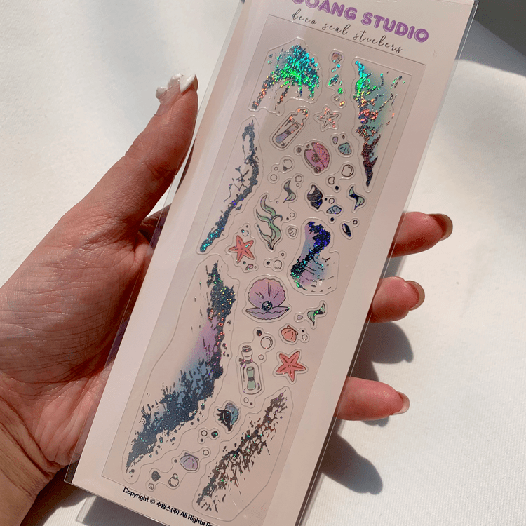 SOOANG Studio Sea Of Waves Sticker – Stickers ( / / ) | HobiEgo