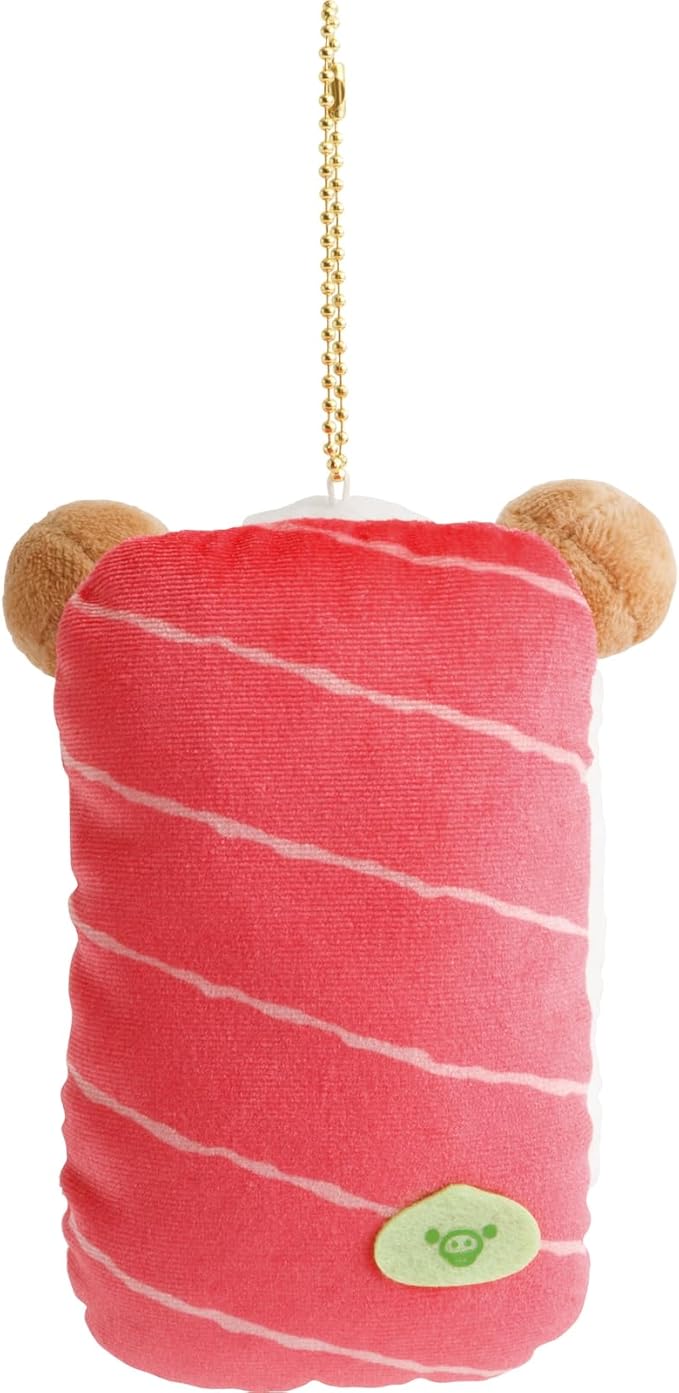 San-X Rilakkuma "Always Sushi Goods" Sushi Pendant Plush Rilakkuma