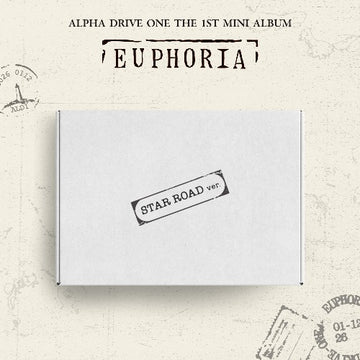 PRE-ORDER ALPHA DRIVE ONE 1st Mini Album EUPHORIA (STAR ROAD Version)