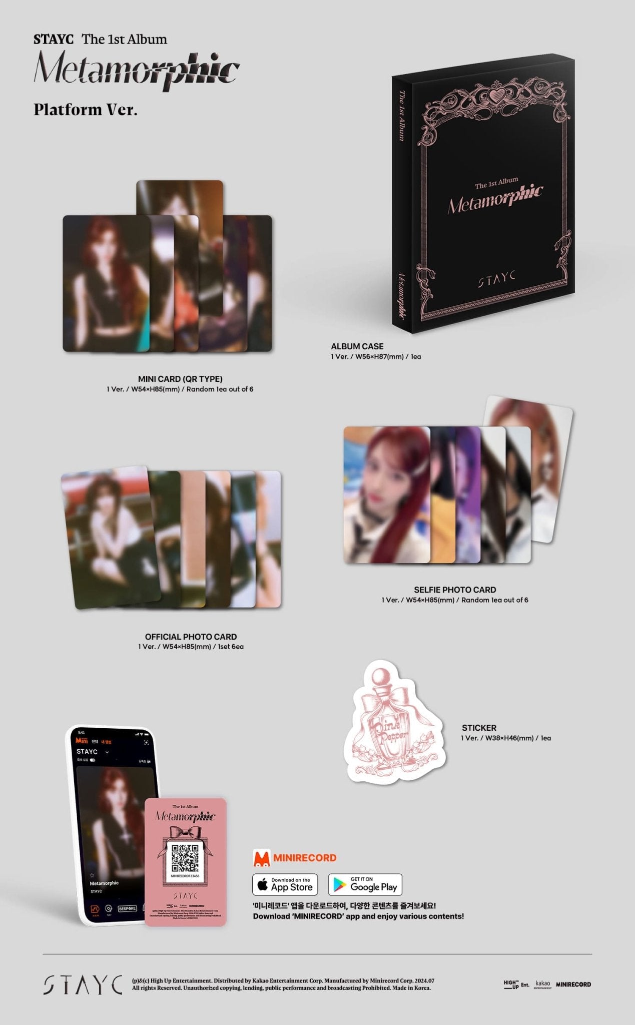STAYC 1st Full Album Metamorphic (Platform Version) – album ( / / ) | HobiEgo