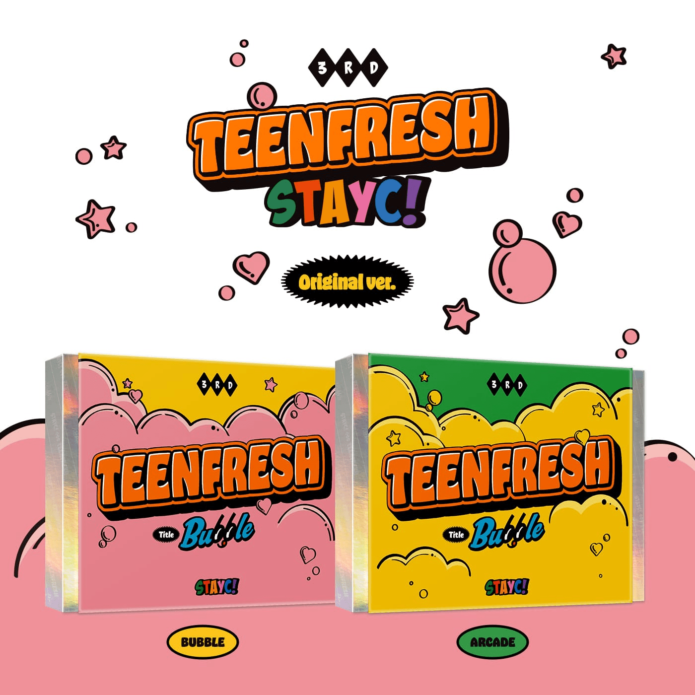 STAYC 3rd Mini Album TEENFRESH – album (Bubble / / ) | HobiEgo