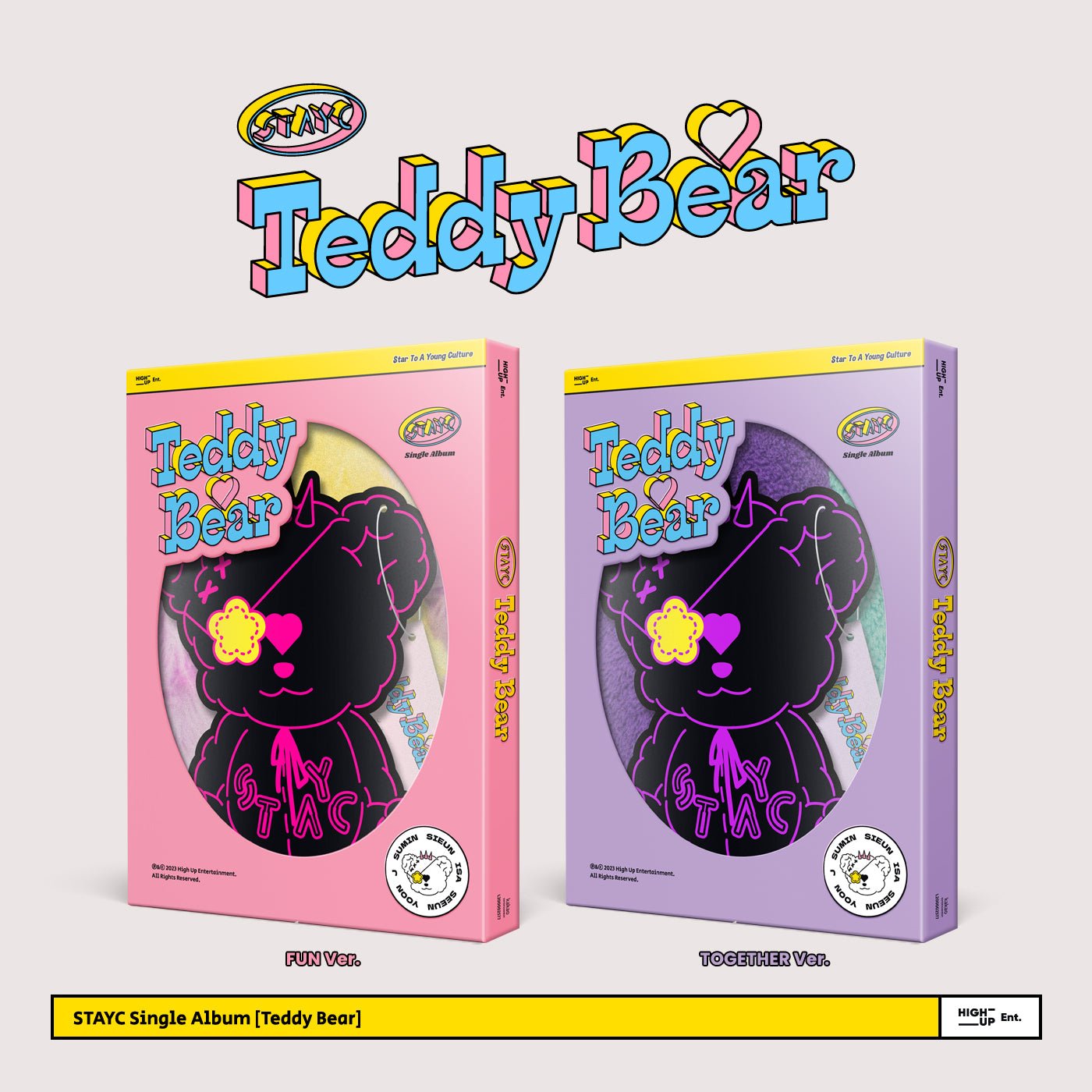 STAYC 4th Single Album Teddy Bear – album (Fun (PINK) / / ) | HobiEgo