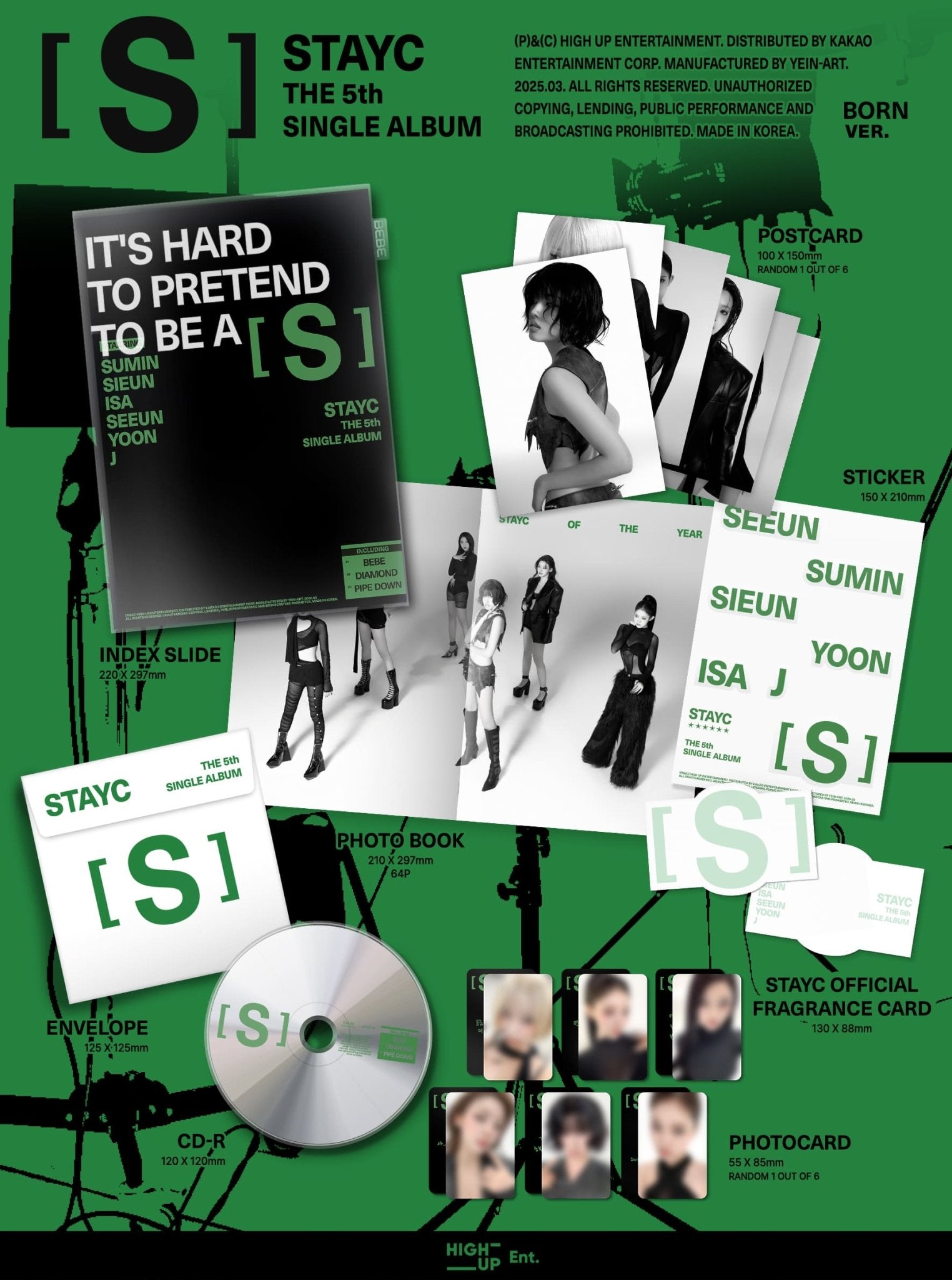 STAYC 5th Single Album S – album (Born (BLACK) / / ) | HobiEgo