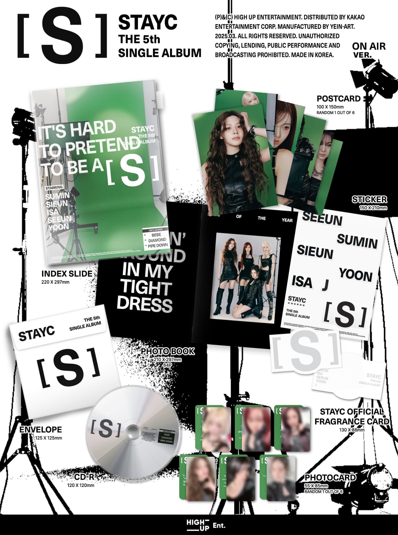 STAYC 5th Single Album S – album (On Air (GREEN) / / ) | HobiEgo