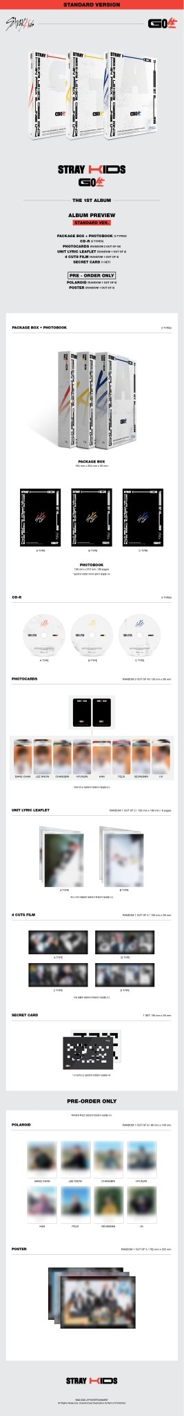 Stray Kids 1st Album GO生 (GO LIVE) – album (A (RED) / / ) | HobiEgo