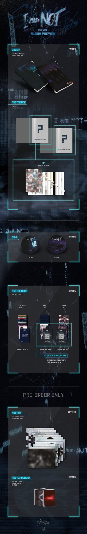 Stray Kids 1st Mini Album I am NOT – album (I AM (GREEN) / / ) | HobiEgo