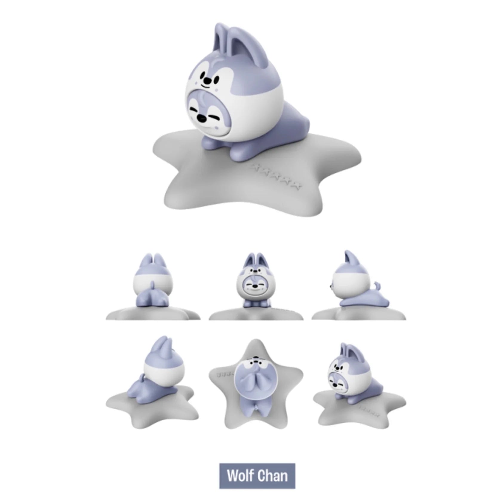 Stray Kids 5 - Star★★★★★: Dome Tour 2023 Seoul Special (Unveil 13) Official SKZOO Mini Figure – Plush (Wolf Chan / / ) | HobiEgo