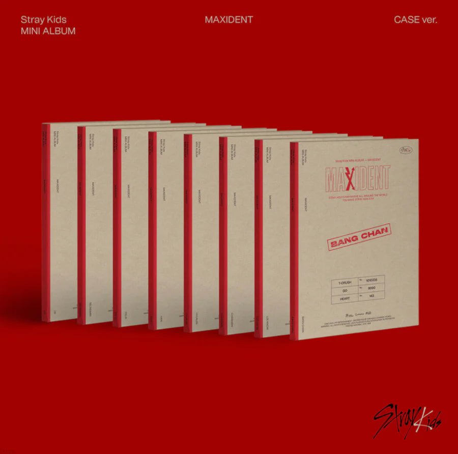 Stray Kids 7th Mini Album MAXIDENT (CASE FILE Version) – album (Bang Chan / / ) | HobiEgo