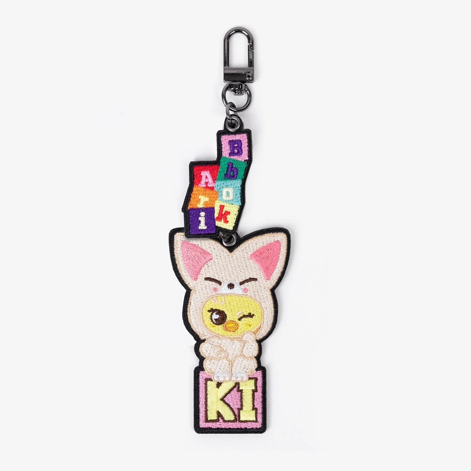 STRAY KIDS Embroidery Key Holder Fan Connecting 2024 SKZ TOY WORLD – Keyring (BbokAri / / ) | HobiEgo