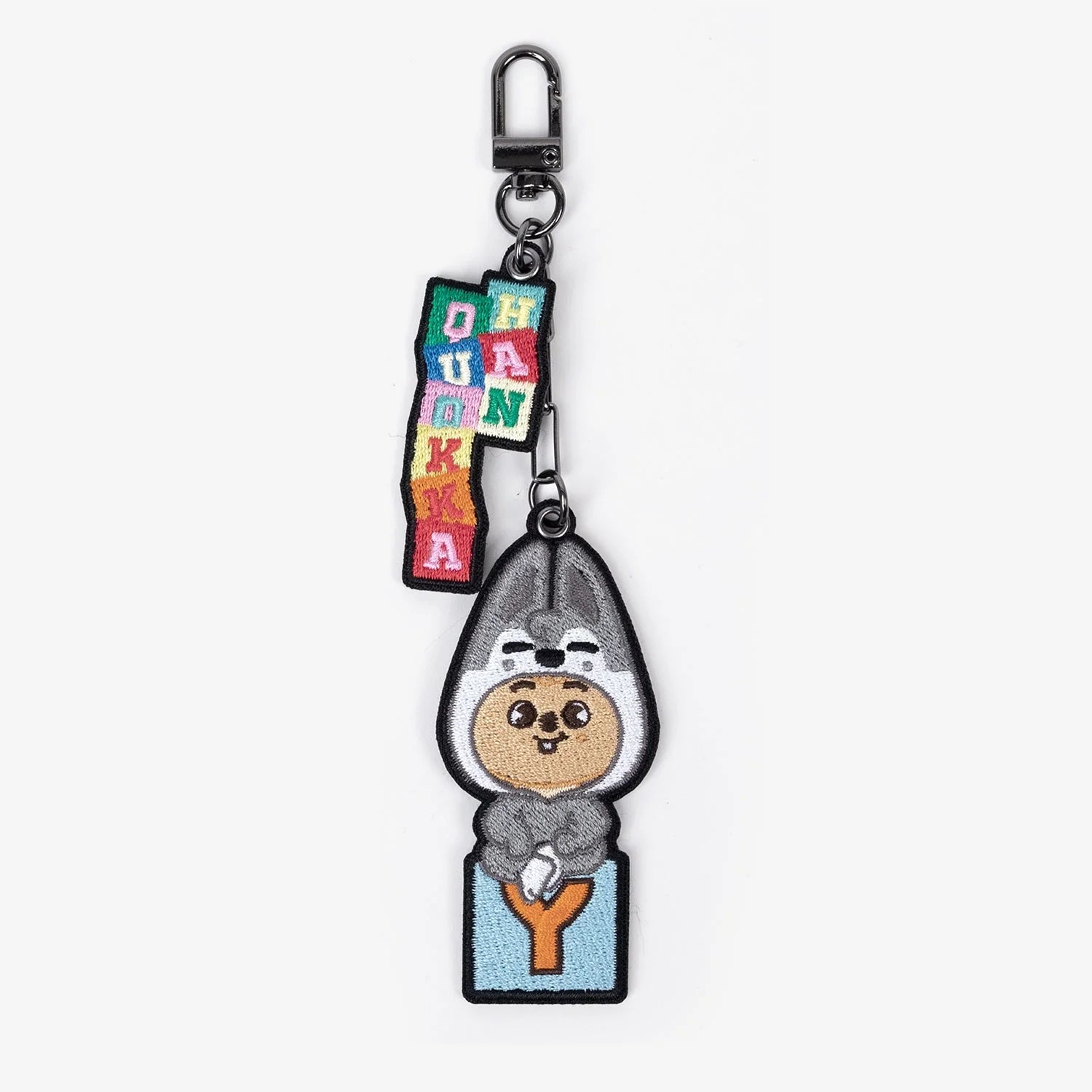 STRAY KIDS Embroidery Key Holder Fan Connecting 2024 SKZ TOY WORLD – Keyring (Han Quokka / / ) | HobiEgo