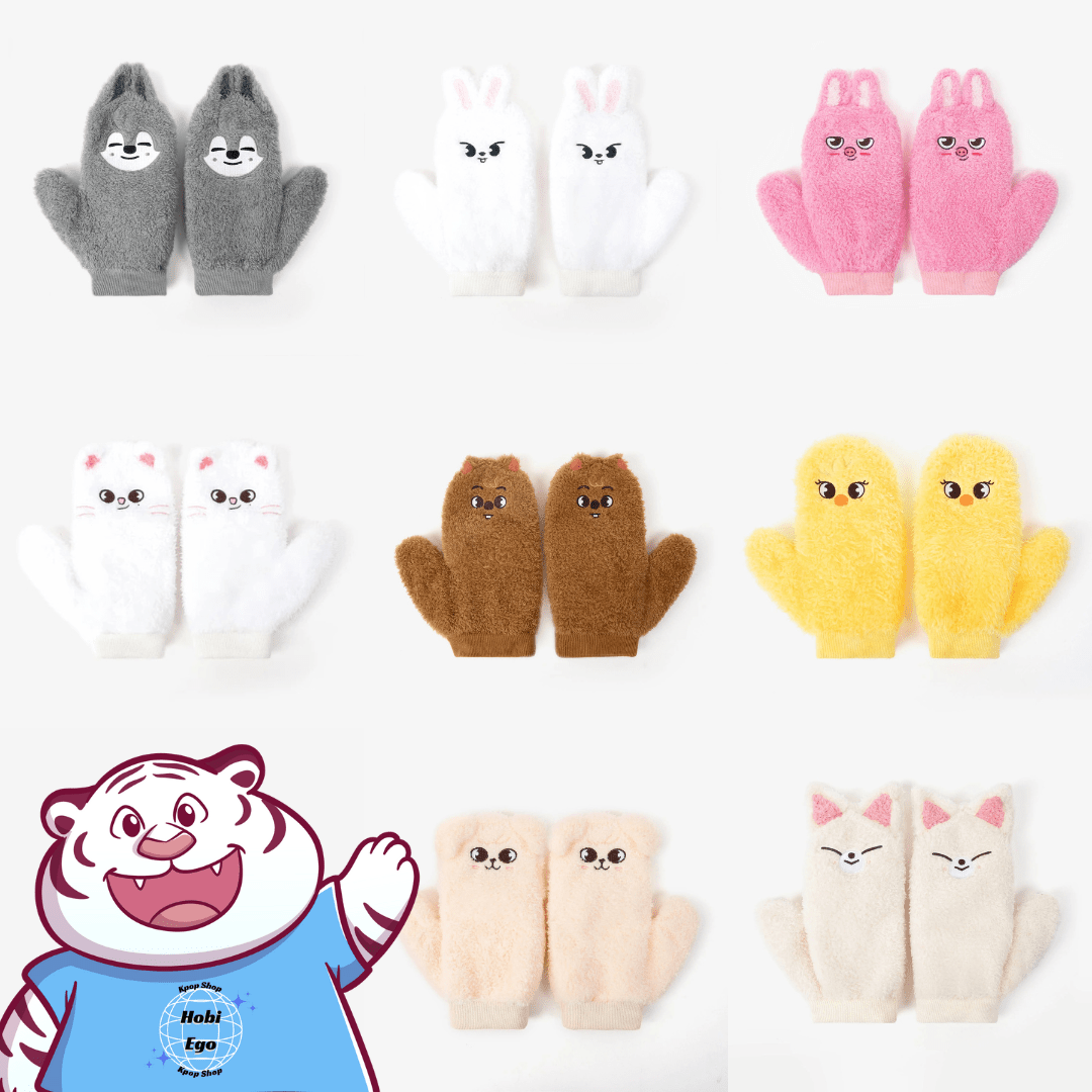 kid5 handschuhe Stray Kids JYP Japan Pop Up SKZOO Gloves Wolf Chan – HobiEgo