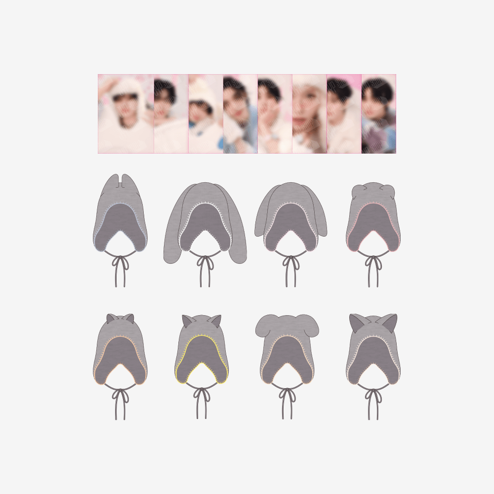 Stray Kids SKZOO Beanie : For 5th Fanmeeting 5'CLOCK – Clothing (Bang Chan / / ) | HobiEgo