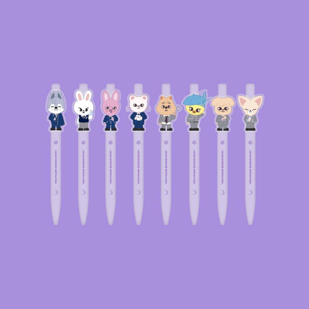 Stray Kids SKZOO Gel Pen : For 4th Fanmeeting Magic School – Merchandise (Wolf Chan / / ) | HobiEgo