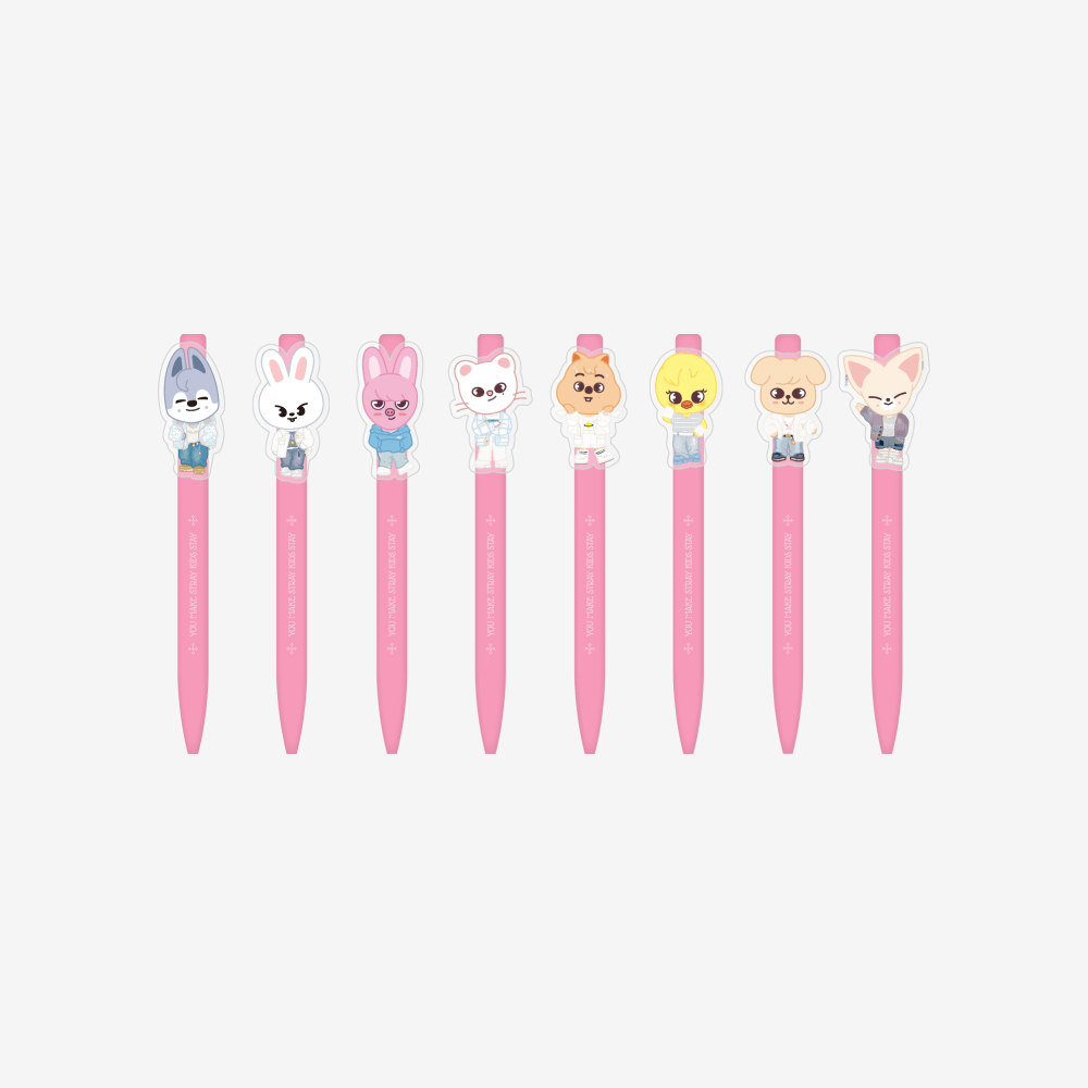Stray Kids SKZOO Gel Pen : For 5th Fanmeeting 5'CLOCK – Merchandise (Wolf Chan / / ) | HobiEgo