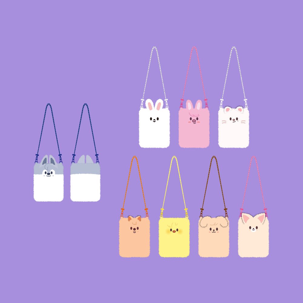 Stray Kids SKZOO Mini Cross Bag : For 4th Fanmeeting Magic School – Bags (Wolf Chan / / ) | HobiEgo