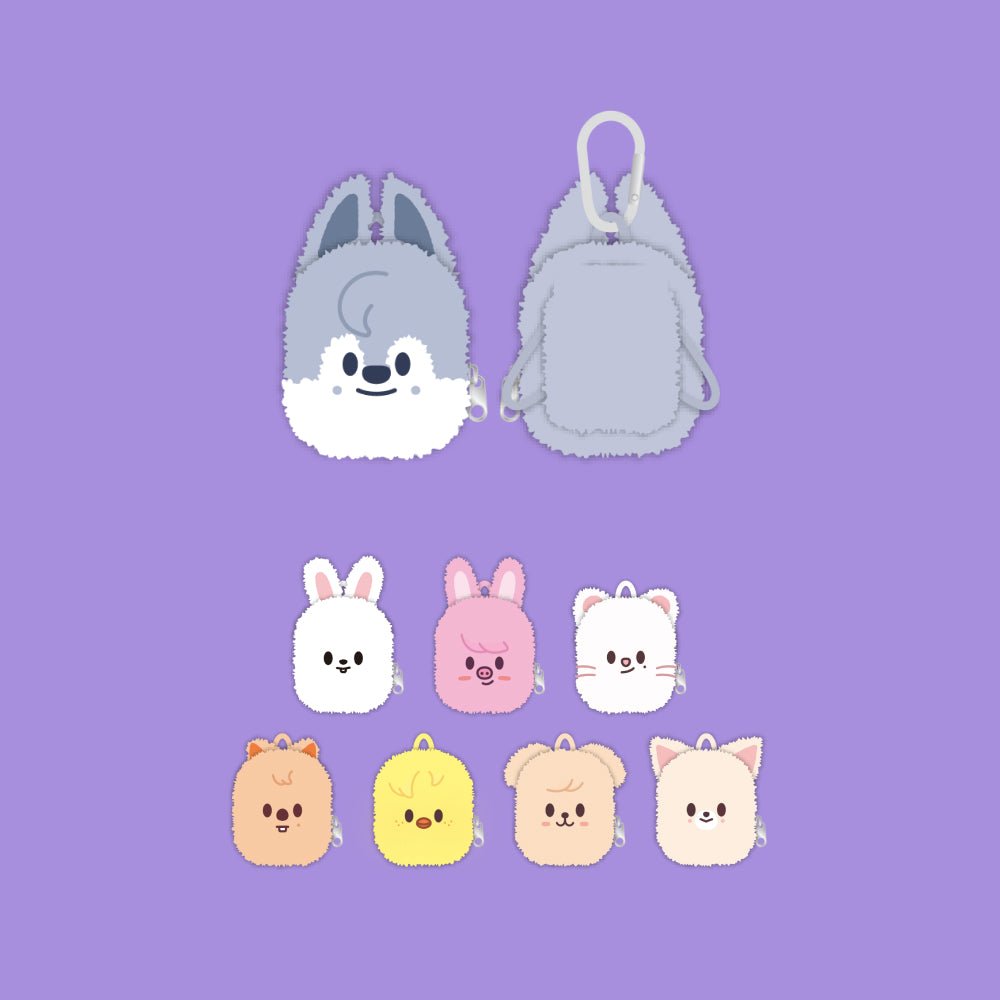 Stray Kids SKZOO Original Backpack : For 4th Fanmeeting Magic School – Bags (Wolf Chan / / ) | HobiEgo