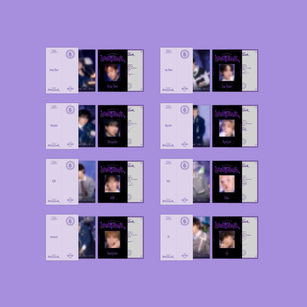 Stray Kids SKZOO Profile Poster Set : For 4th Fanmeeting Magic School – Posters (Bang Chan / / ) | HobiEgo