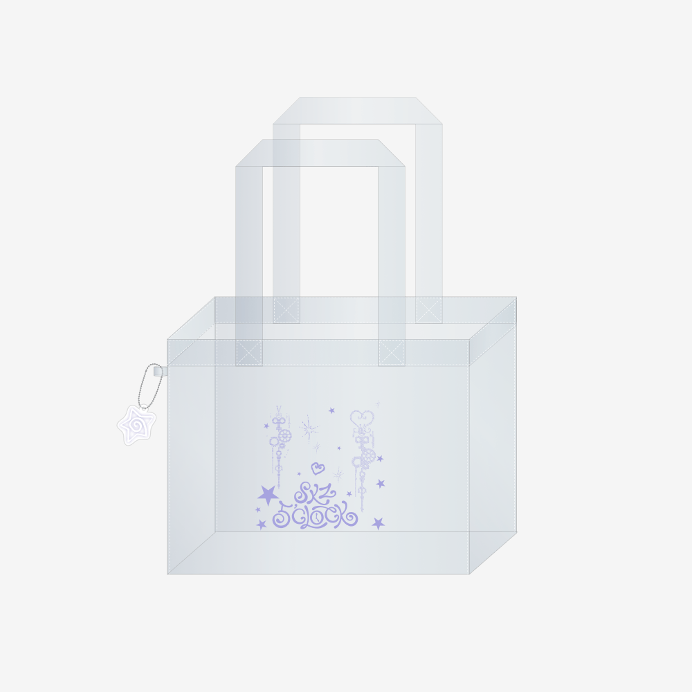 Stray Kids SKZOO PVC Shopper Bag : For 5th Fanmeeting 5'CLOCK – Bags ( / / ) | HobiEgo