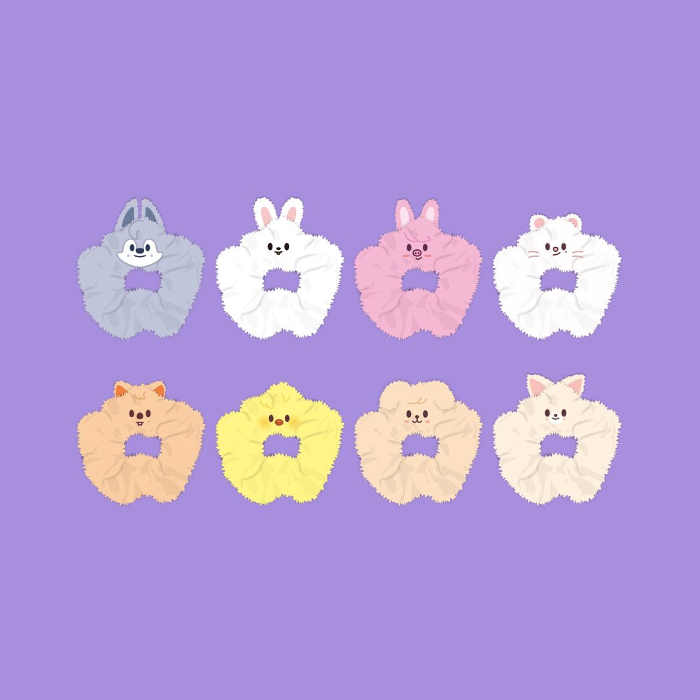 Stray Kids SKZOO Scrunchie : For 4th Fanmeeting Magic School – Merchandise (Wolf Chan / / ) | HobiEgo