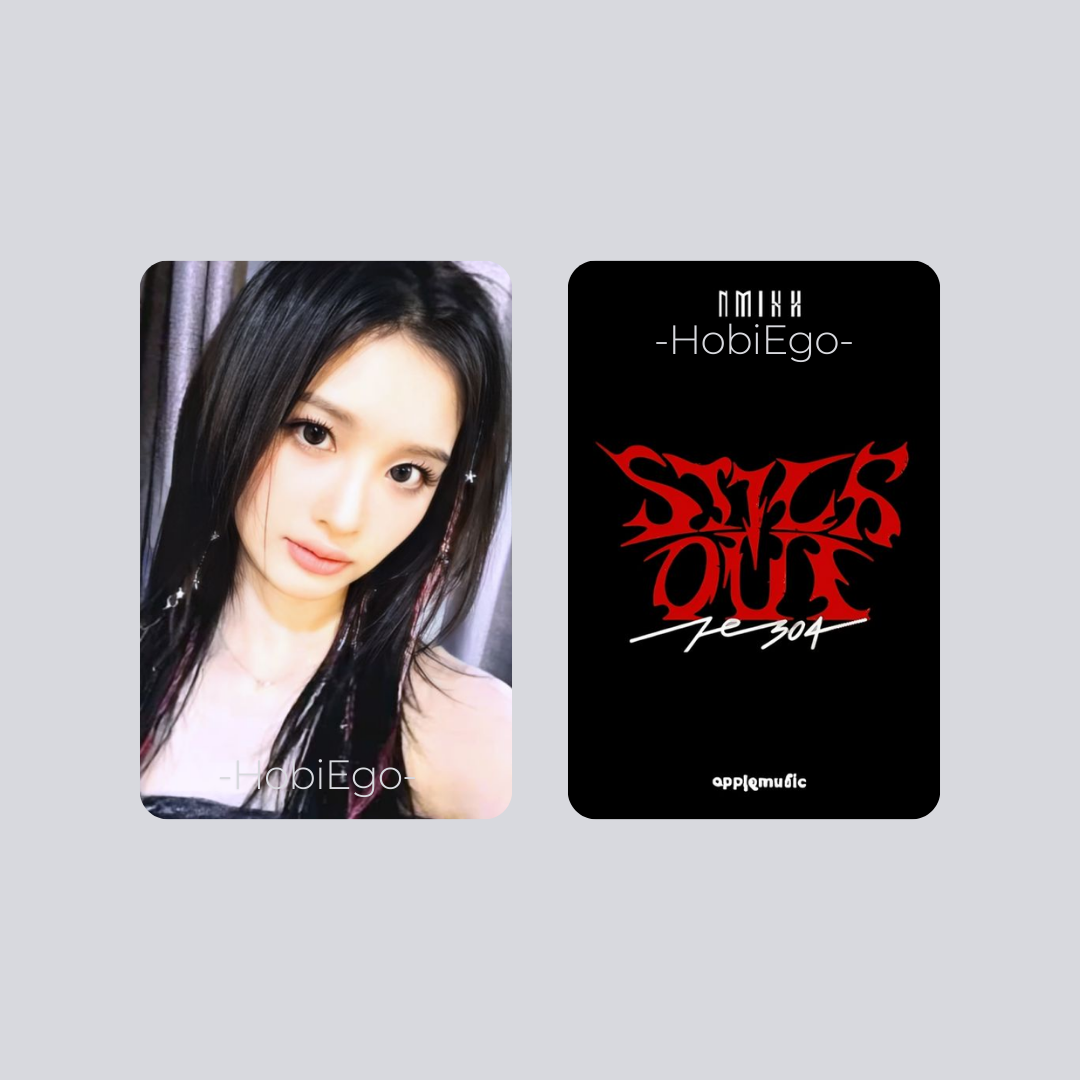 NMIXX 3rd Mini Album Fe3O4: STICK OUT Apple Music Photocards