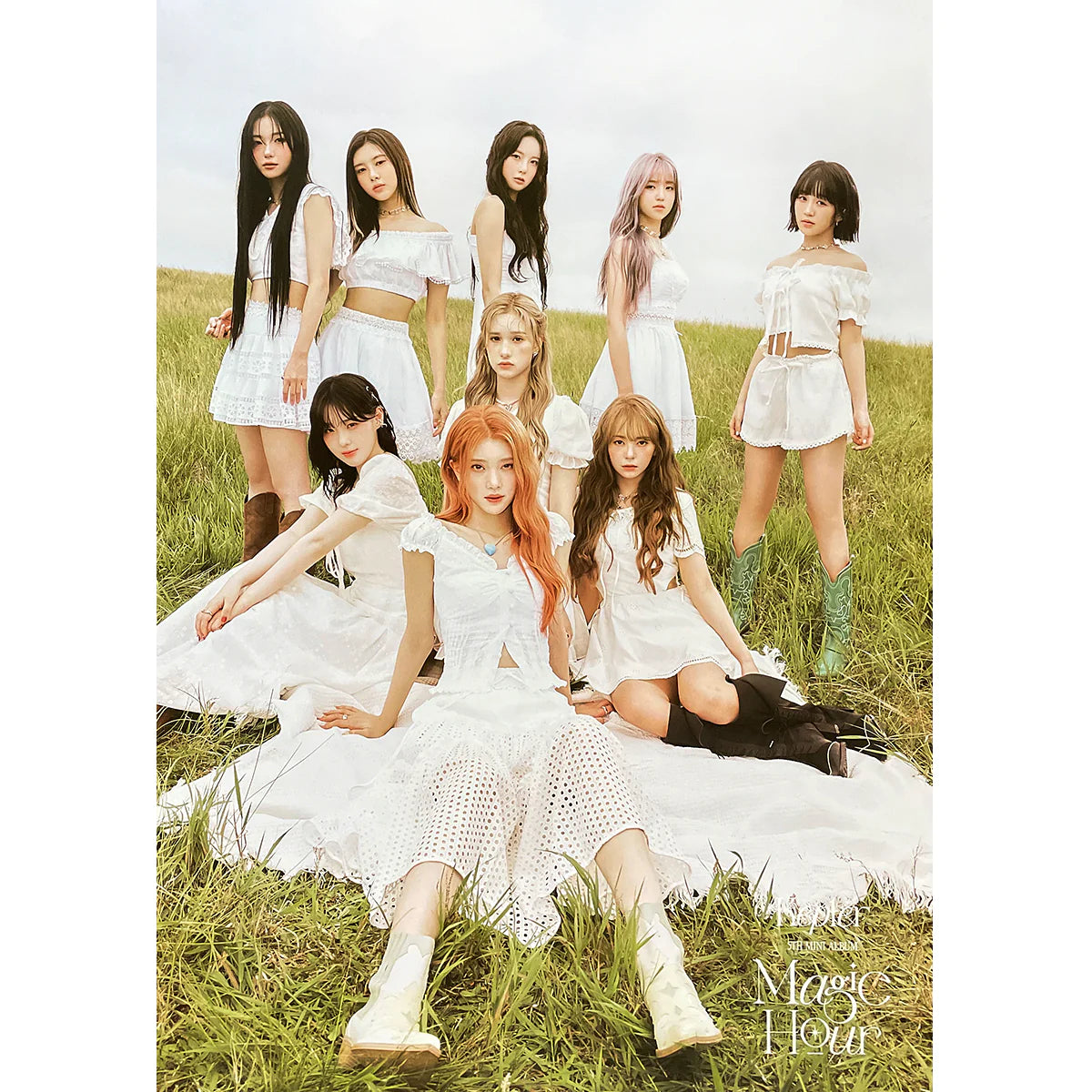 KEP1ER 5th Mini Album MAGIC HOUR Poster Sunkissed