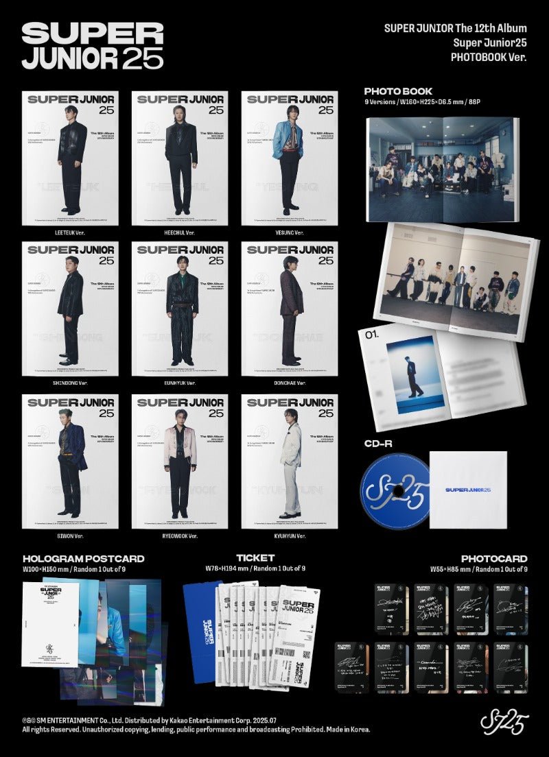 SUPER JUNIOR 12th Full Album Super Junior25 (Photobook Version) – album ( / / ) | HobiEgo