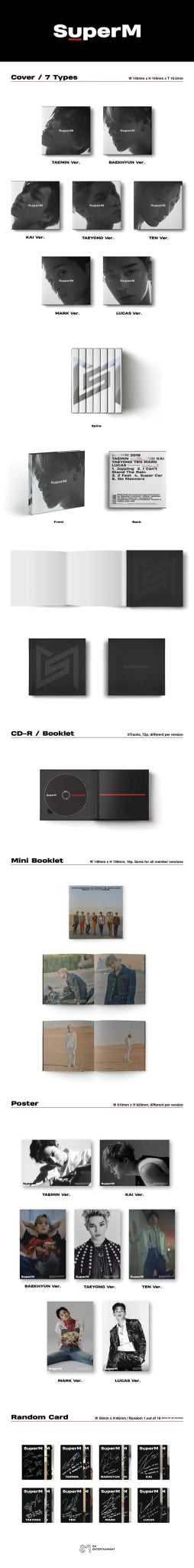 SuperM 1st Mini Album – album (Taemin / / ) | HobiEgo