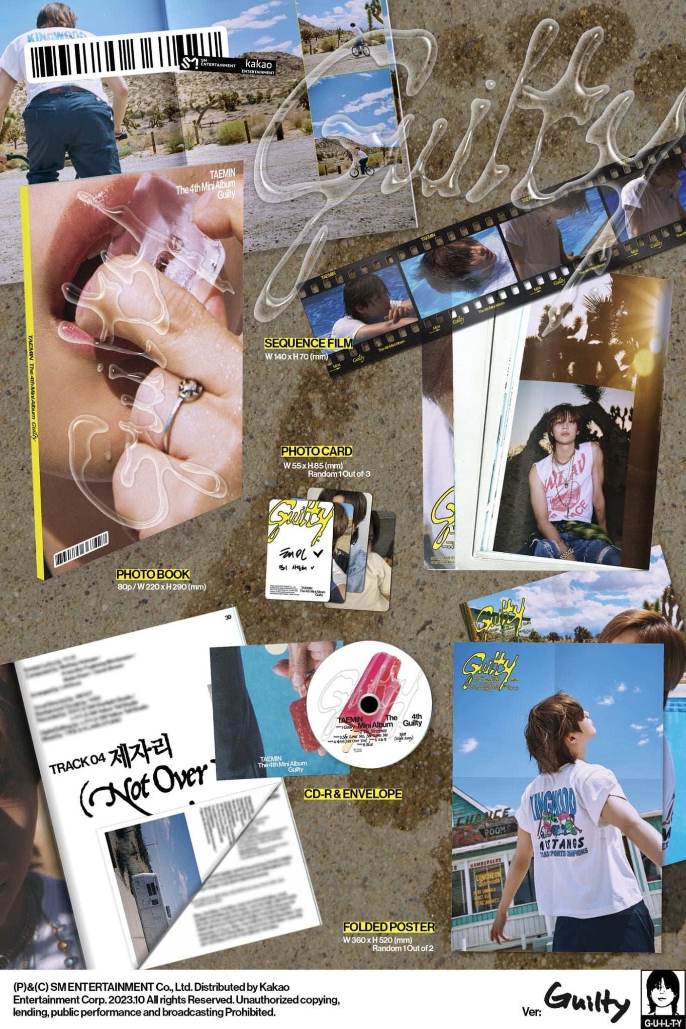 TAEMIN 4th Mini Album Guilty (Photo Book Version) – Photo Book (Guilty / / ) | HobiEgo