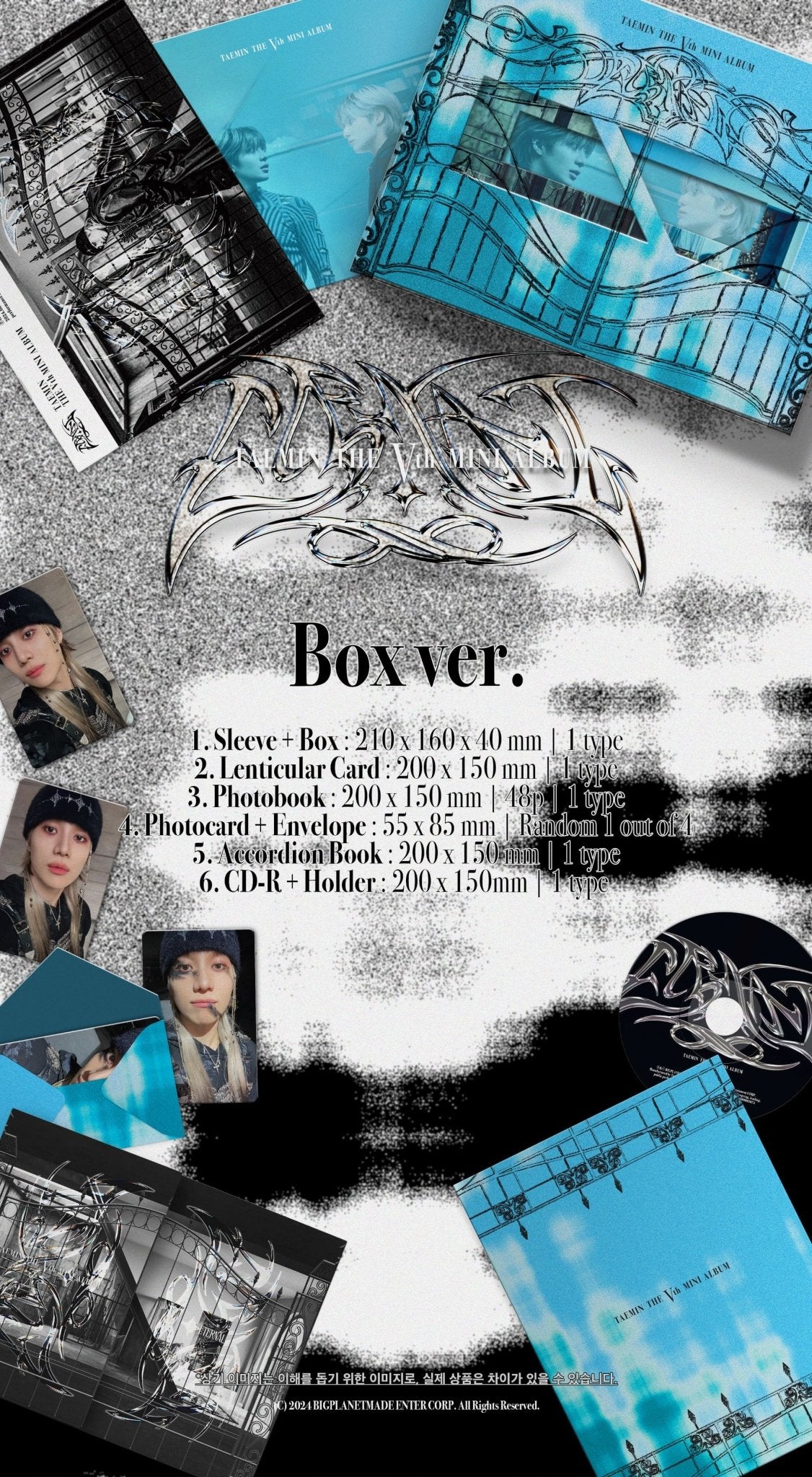 TAEMIN 5th Mini Album ETERNAL (Box Version) – album ( / / ) | HobiEgo