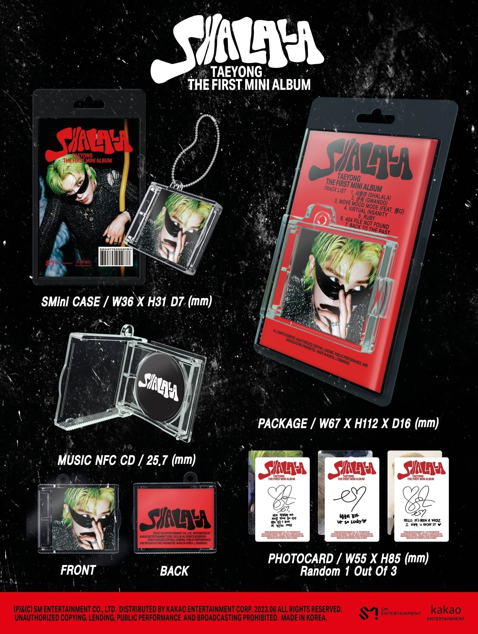 TAEYONG (NCT) 1st Mini Album SHALALA (SMini Version) – album ( / / ) | HobiEgo