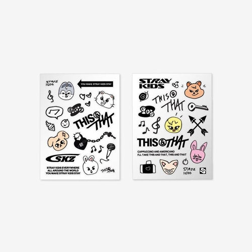 PRE-ORDER Stray Kids THIS & THAT MD Tattoo Sticker