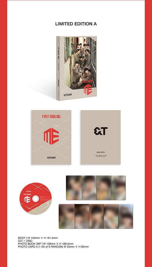 &TEAM First Howling : ME Limited Edition/ Type A – album ( / / ) | HobiEgo