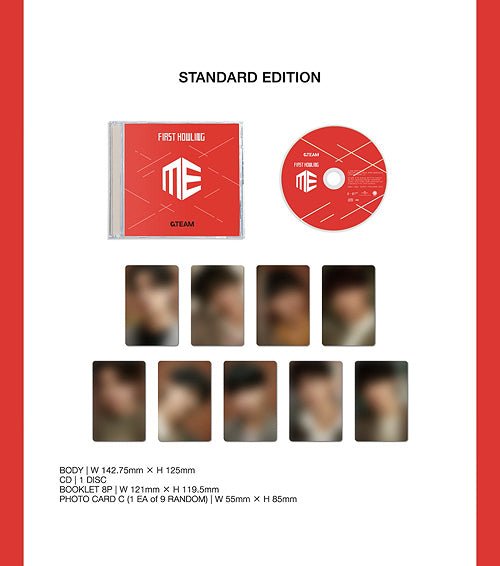 &TEAM First Howling : ME Standard Edition – album ( / / ) | HobiEgo