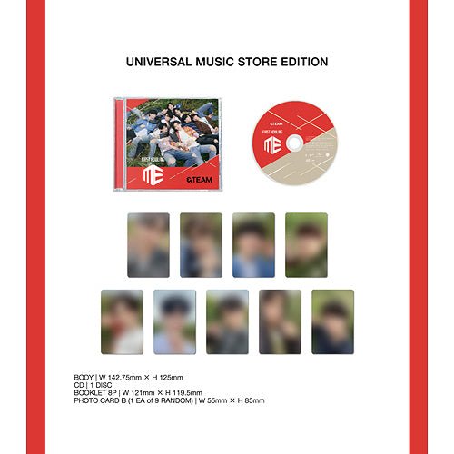 &TEAM First Howling : ME UNIVERSAL MUSIC STORE Edition – album ( / / ) | HobiEgo