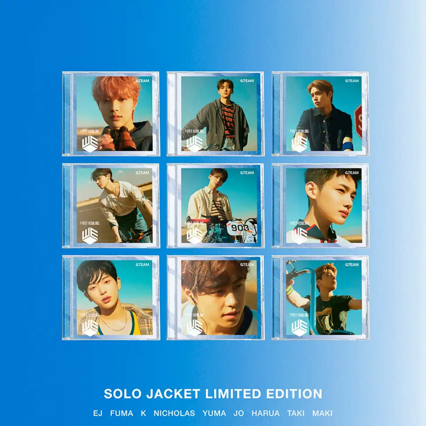&TEAM First Howling : WE Limited Edition (Solo Jacket Version) – album (K / / ) | HobiEgo
