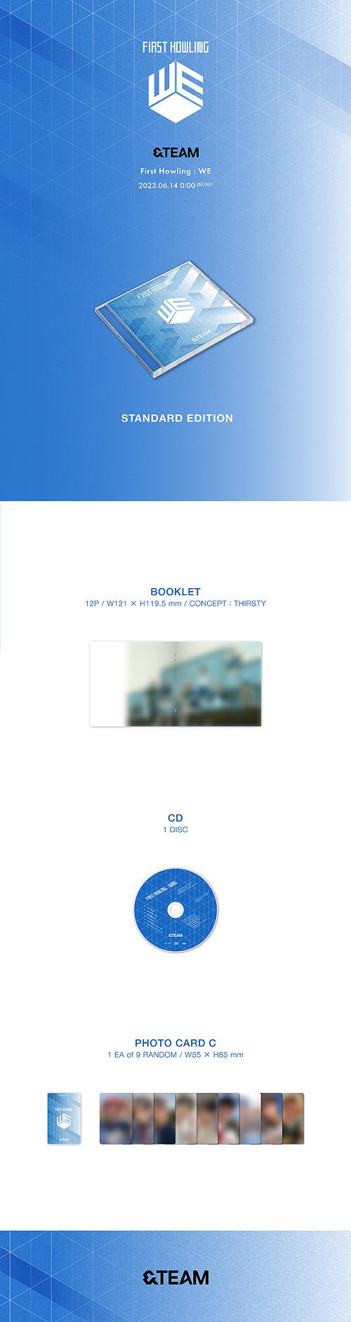 &TEAM First Howling : WE Standard Edition – album ( / / ) | HobiEgo