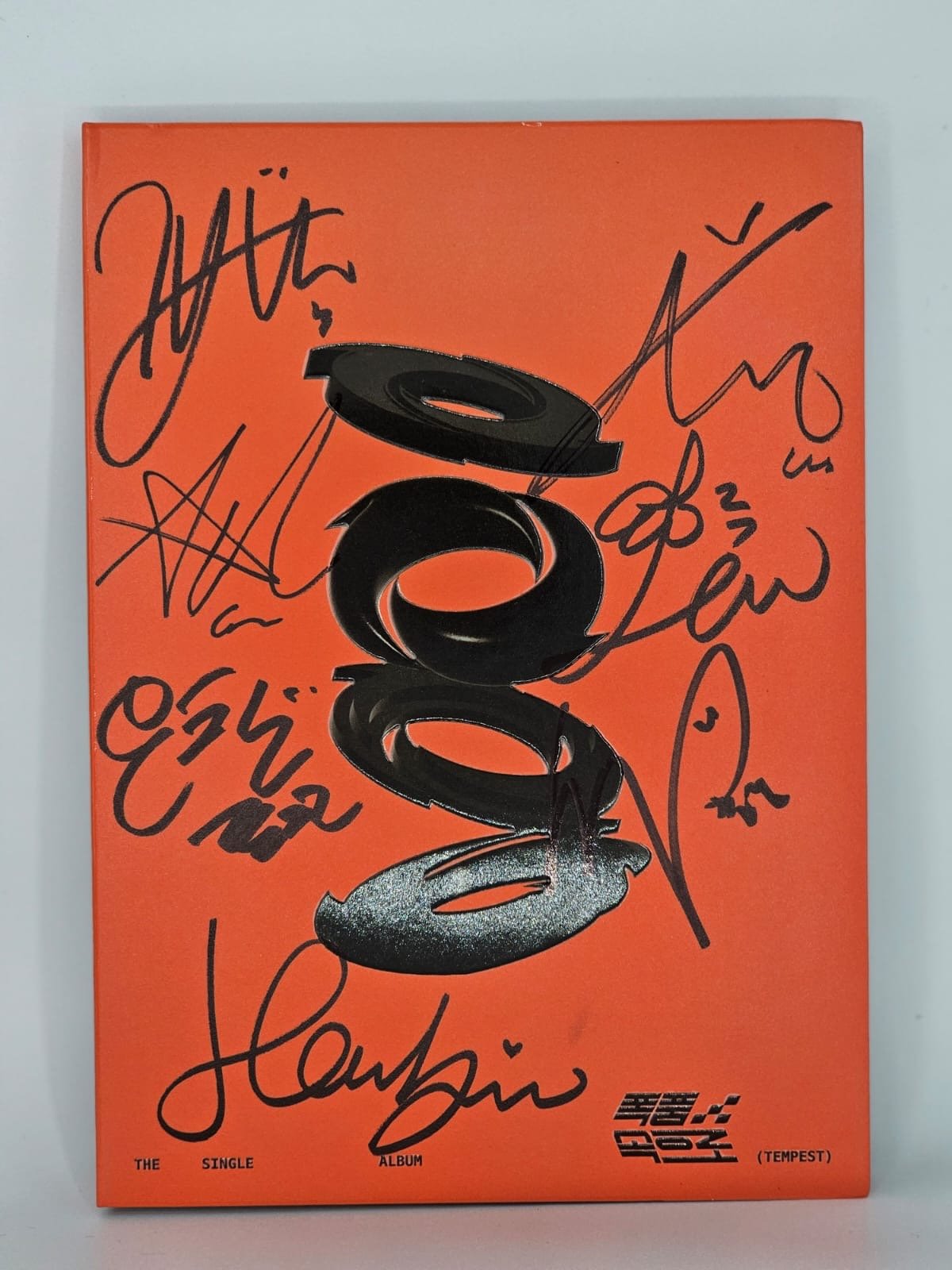 TEMPEST 1st Single 폭풍 속으로 (Signed Edition) – album (Booster / / ) | HobiEgo