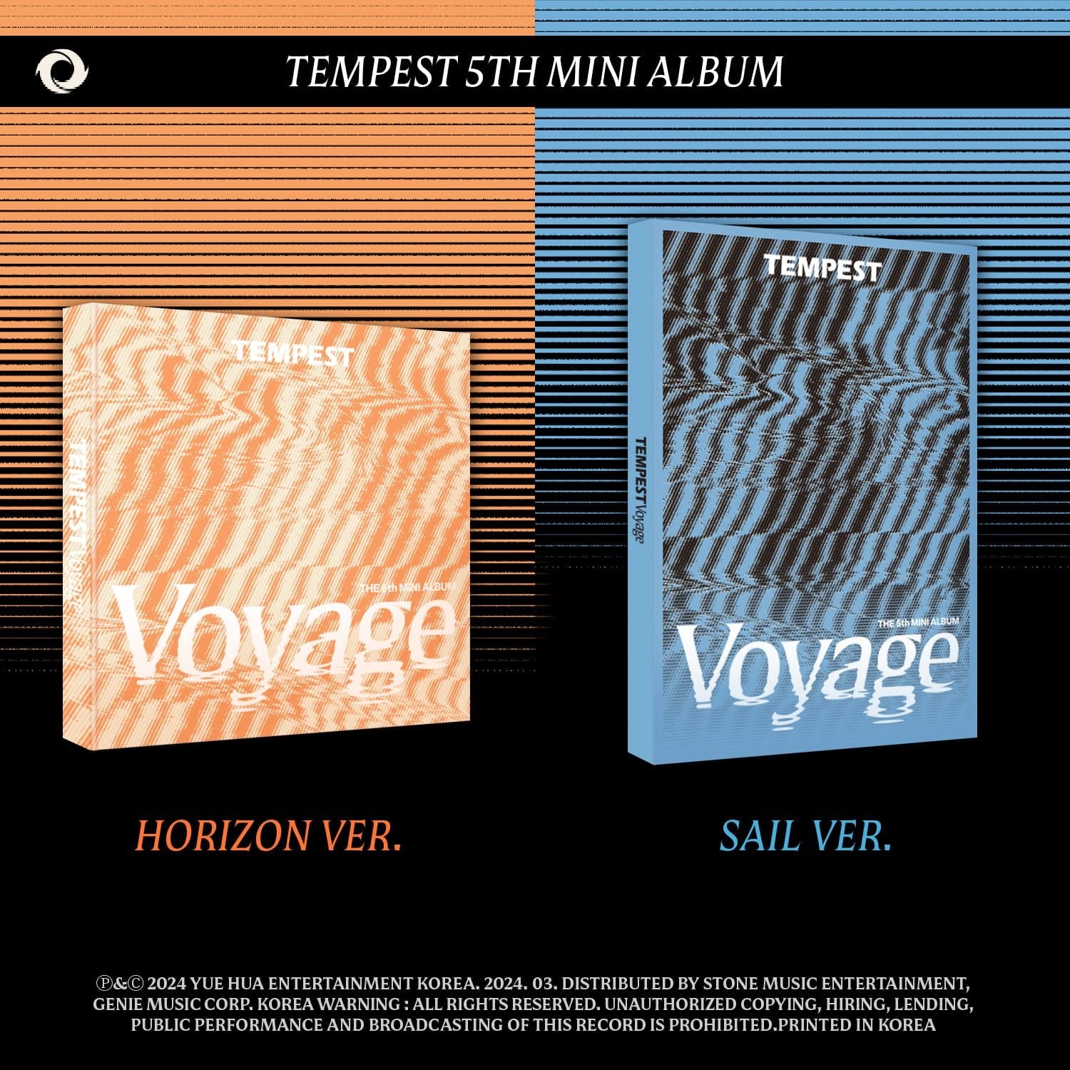 TEMPEST 5th Mini Album TEMPEST Voyage – album (HORIZON (ORANGE) / / ) | HobiEgo