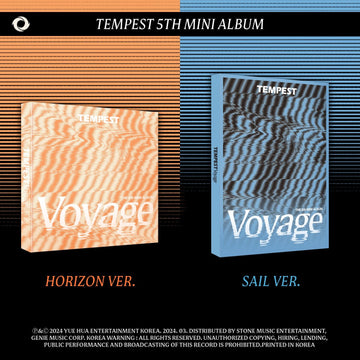 TEMPEST 5th Mini Album TEMPEST Voyage – album 8809704427968 (HORIZON (ORANGE) / / ) | HobiEgo